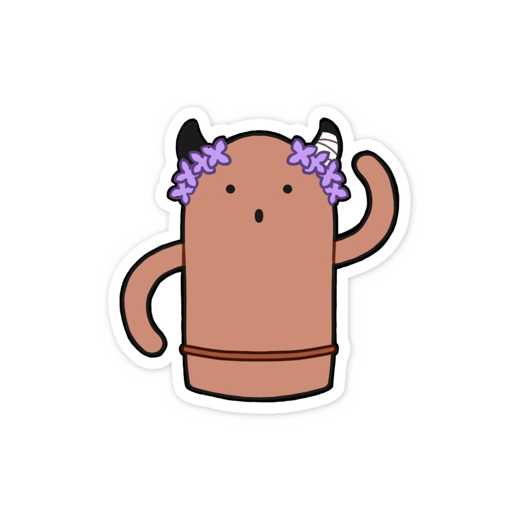 ライラハニワスマホステッカー