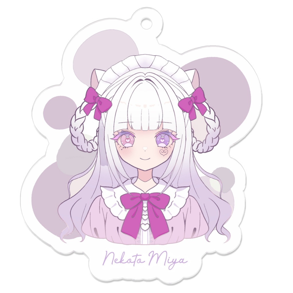 猫音美弥 アクリルキーホルダー / ガーリー