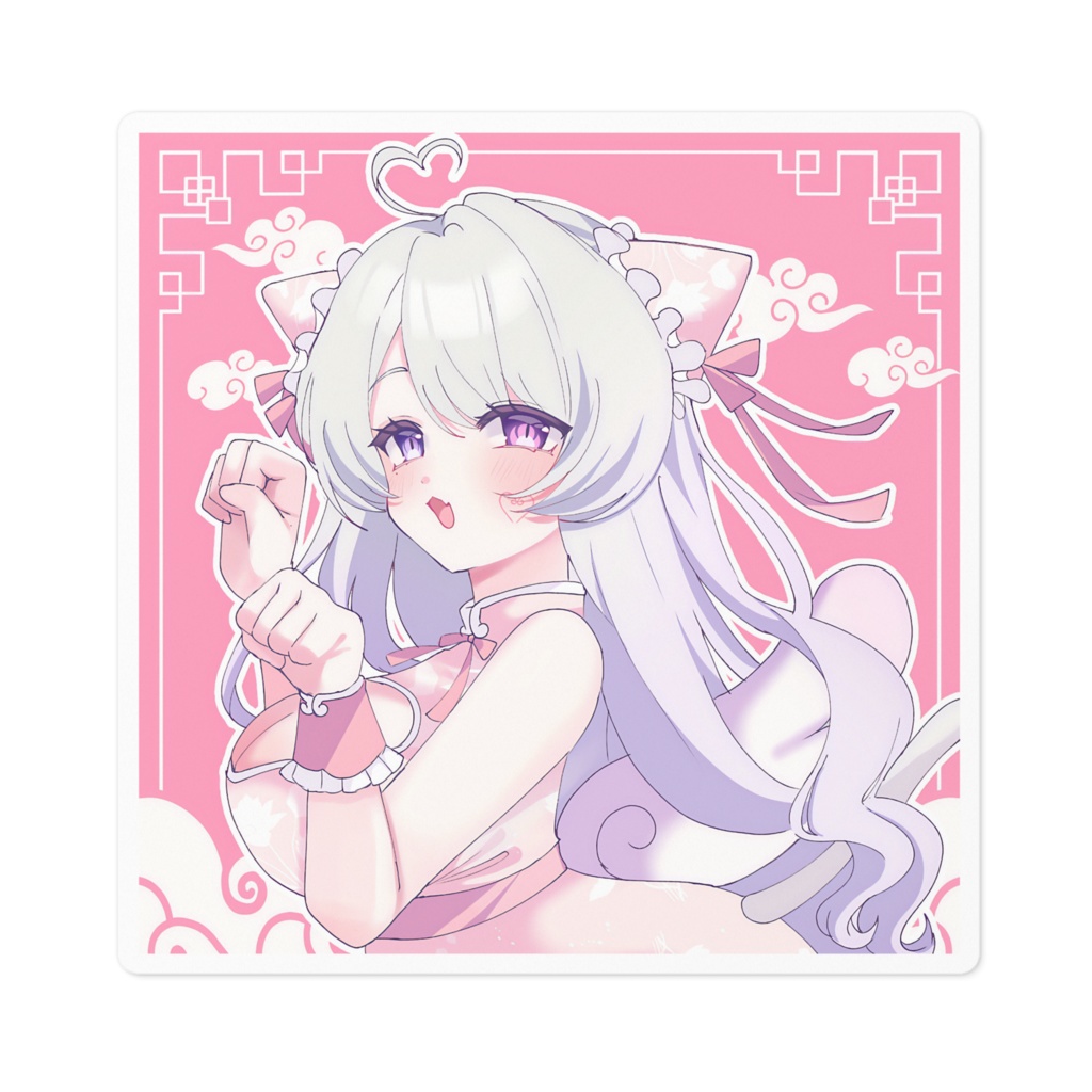 猫音美弥 ステッカー / チャイナ服&軍服 - 全2種