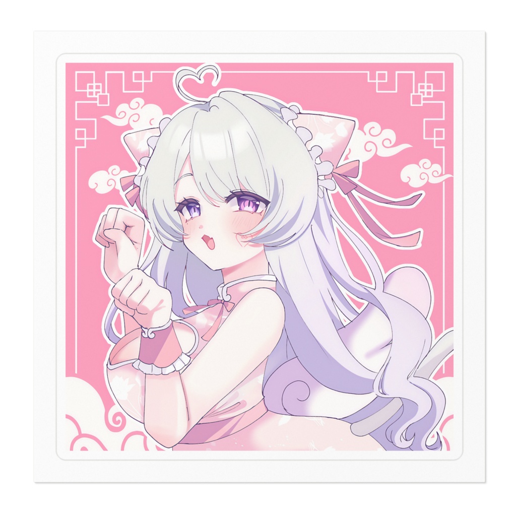 猫音美弥 ステッカー / チャイナ服&軍服 - 全2種