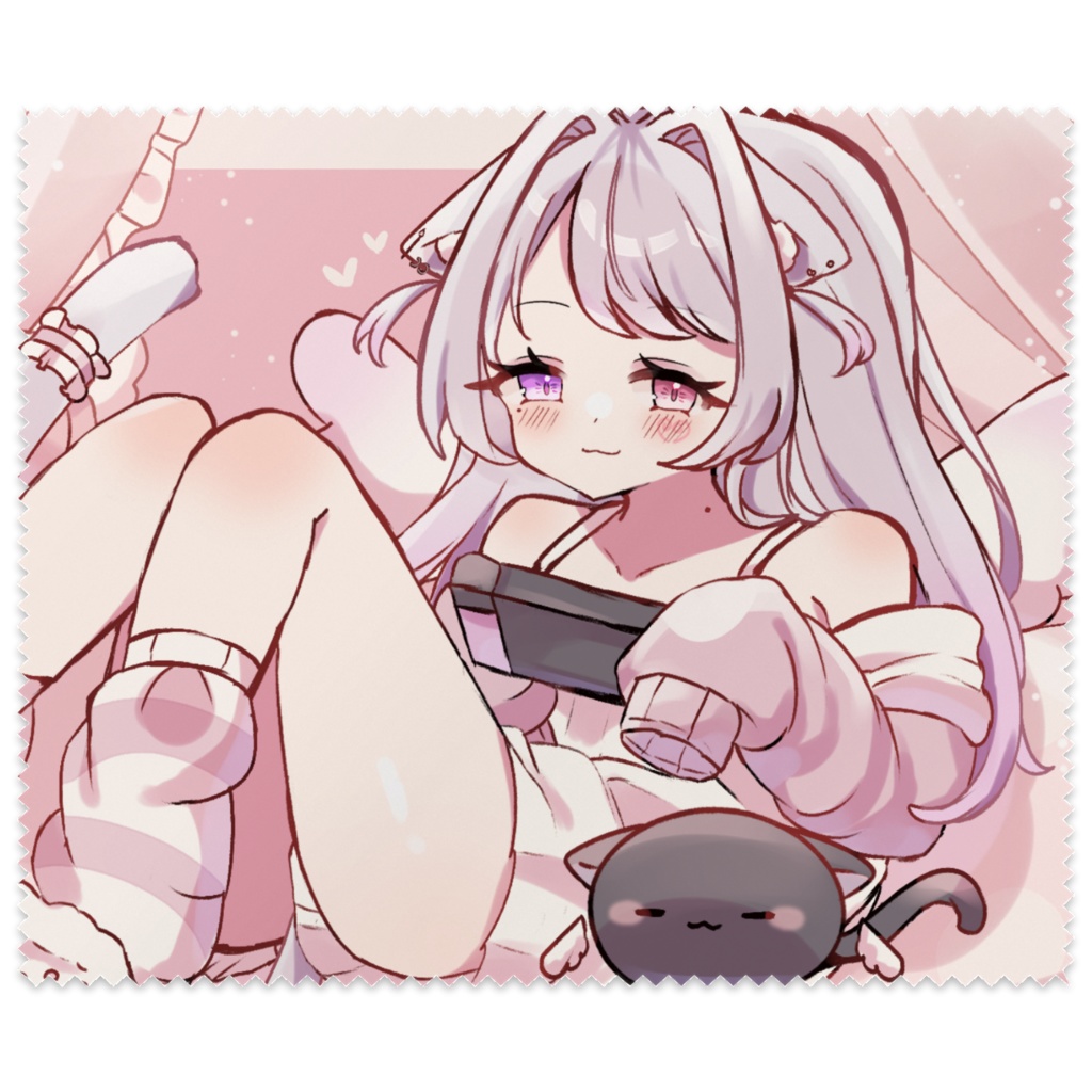 猫音美弥 クリーニングクロス(画面/メガネ拭き) - 全3種