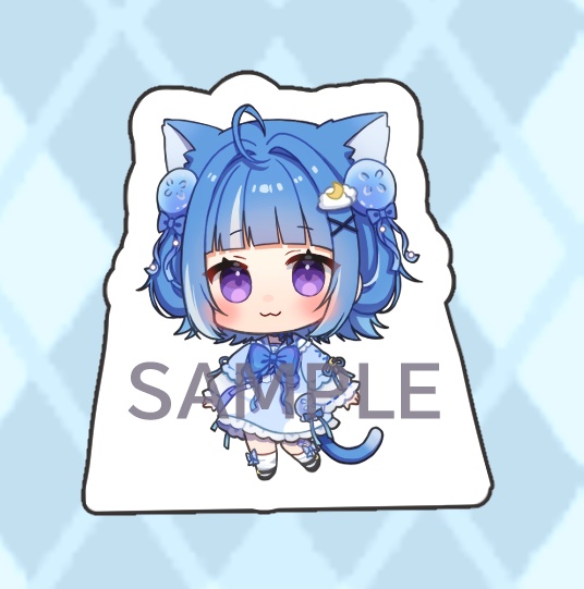 C107  海月雲ろあちゃん自立ミニアクスタ【非公式】