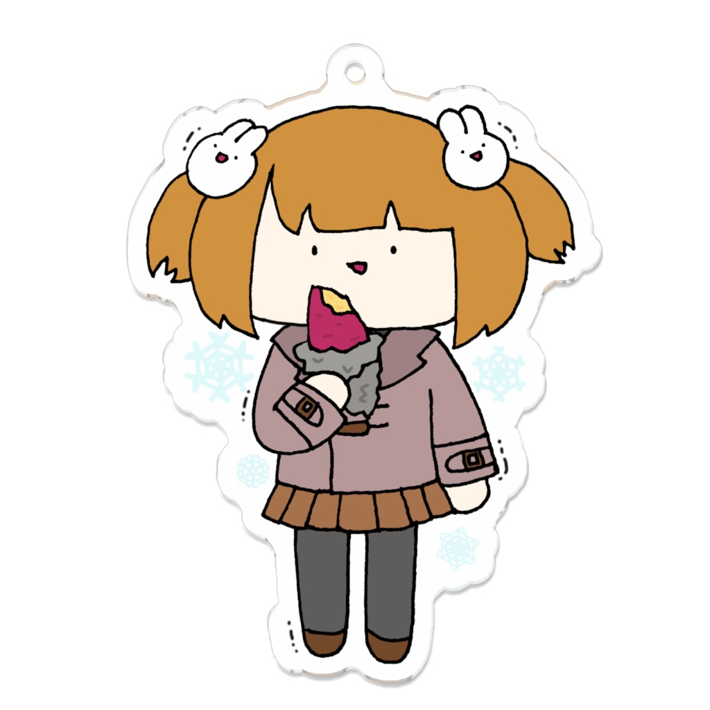 冬めくいきものアクリルキーホルダー