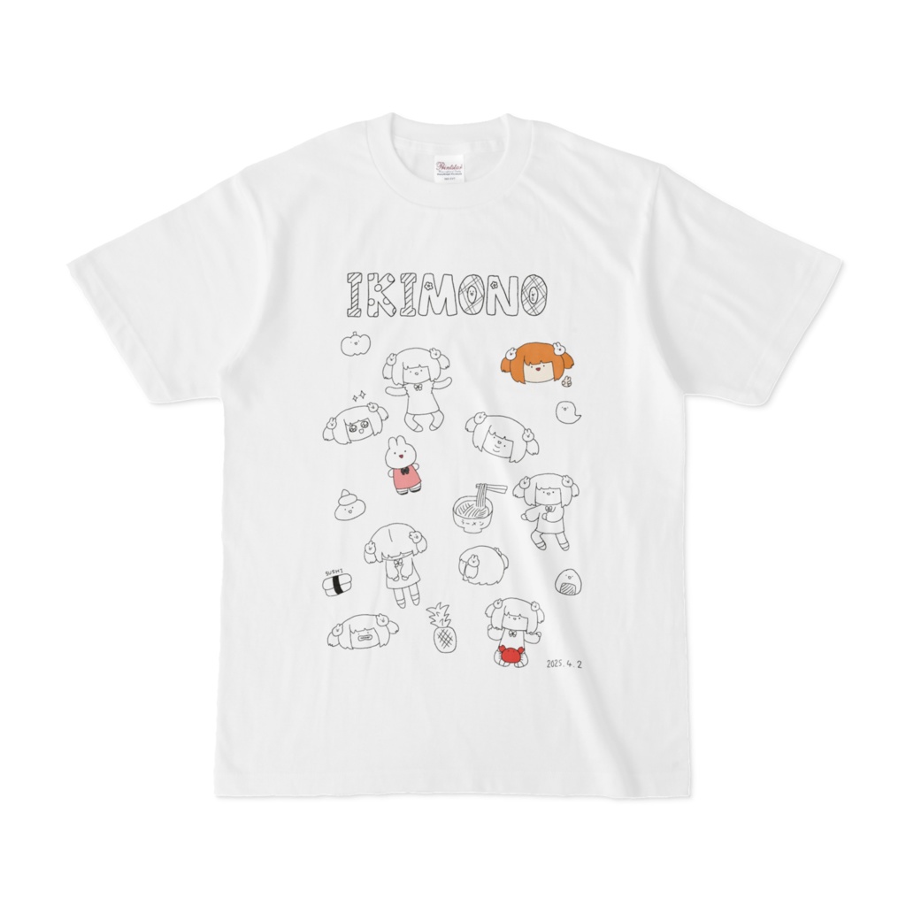 いきもののワイワイTシャツ