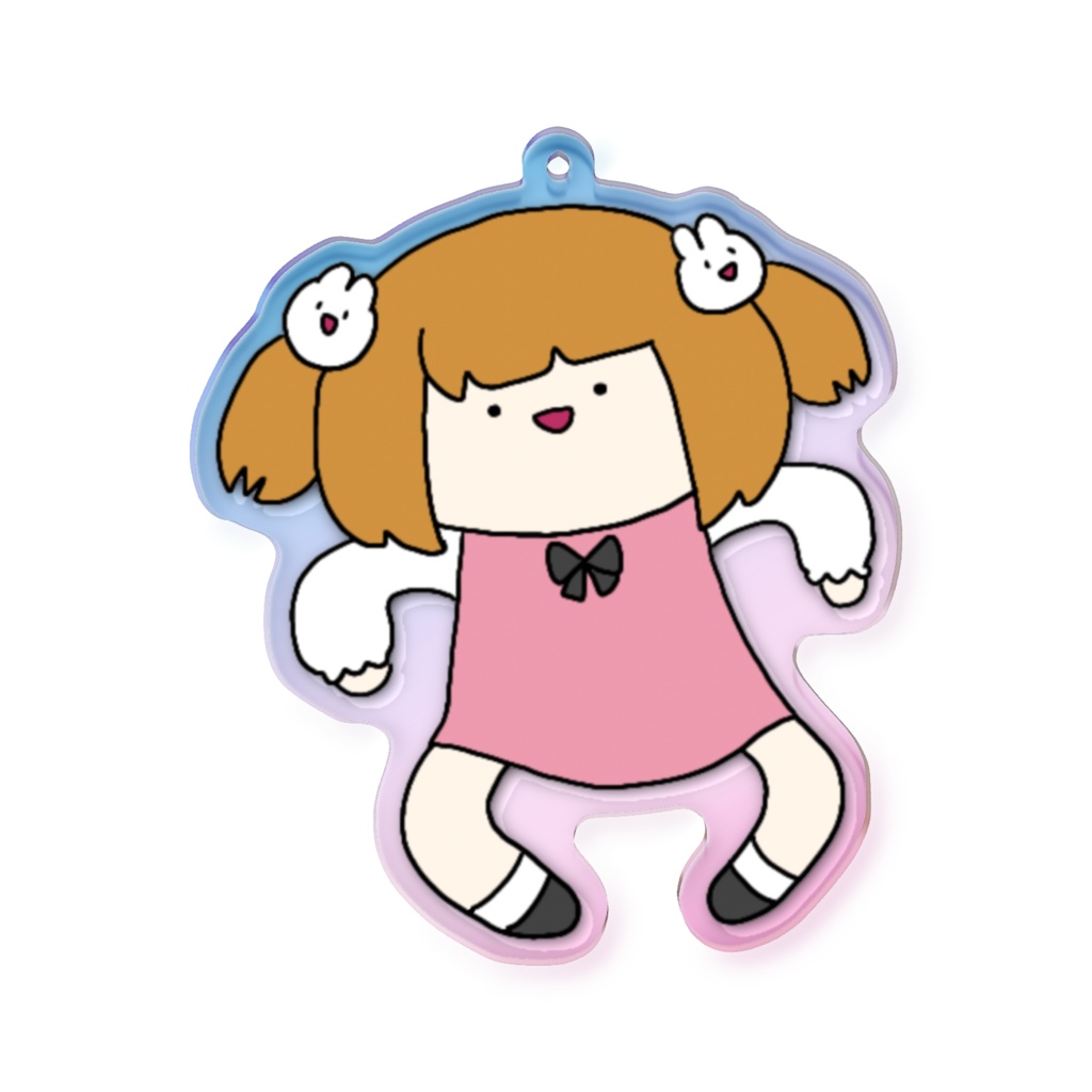 いきものの跳躍アクキー（オーロラのすがた）