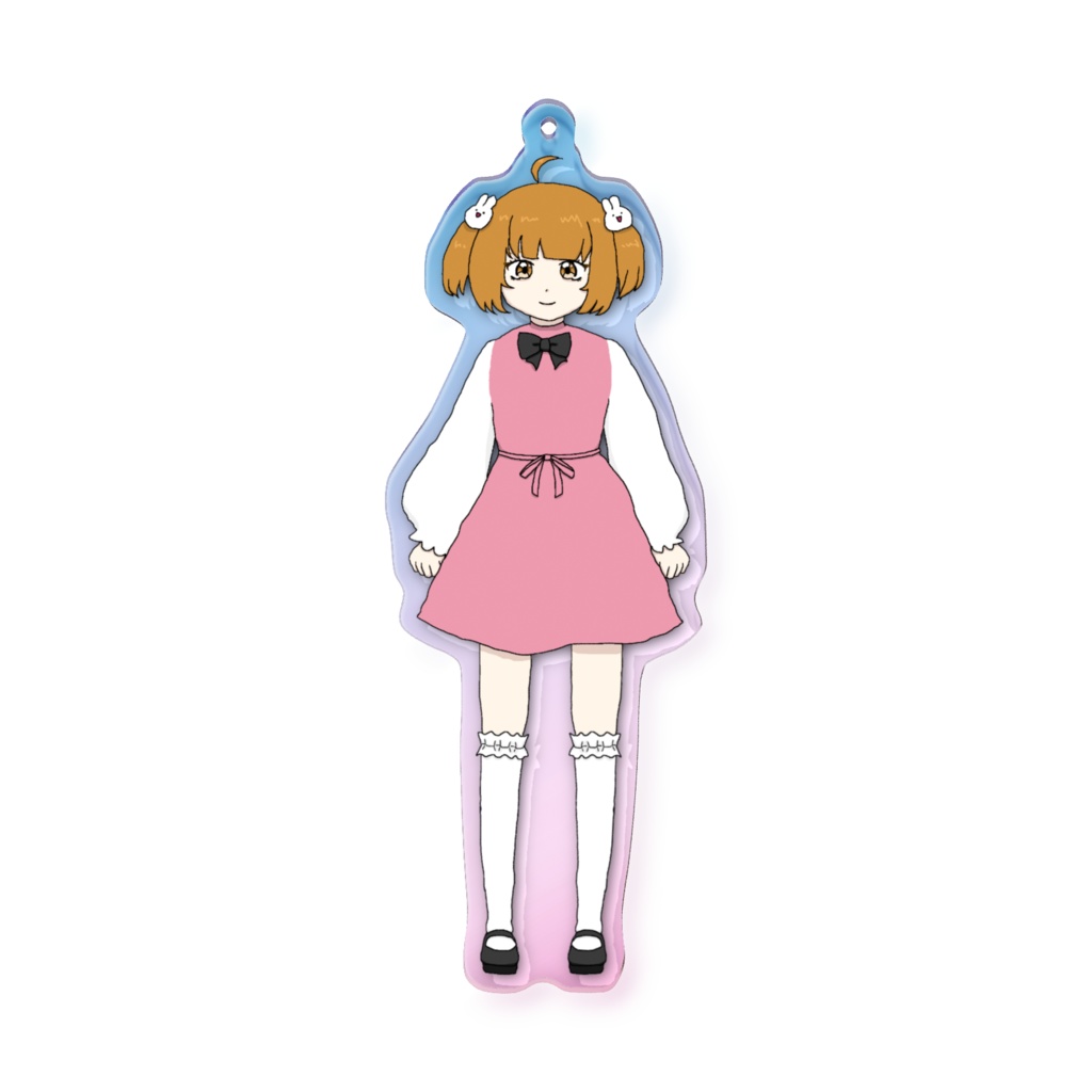 いきものの6頭身アクキー（オーロラのすがた）