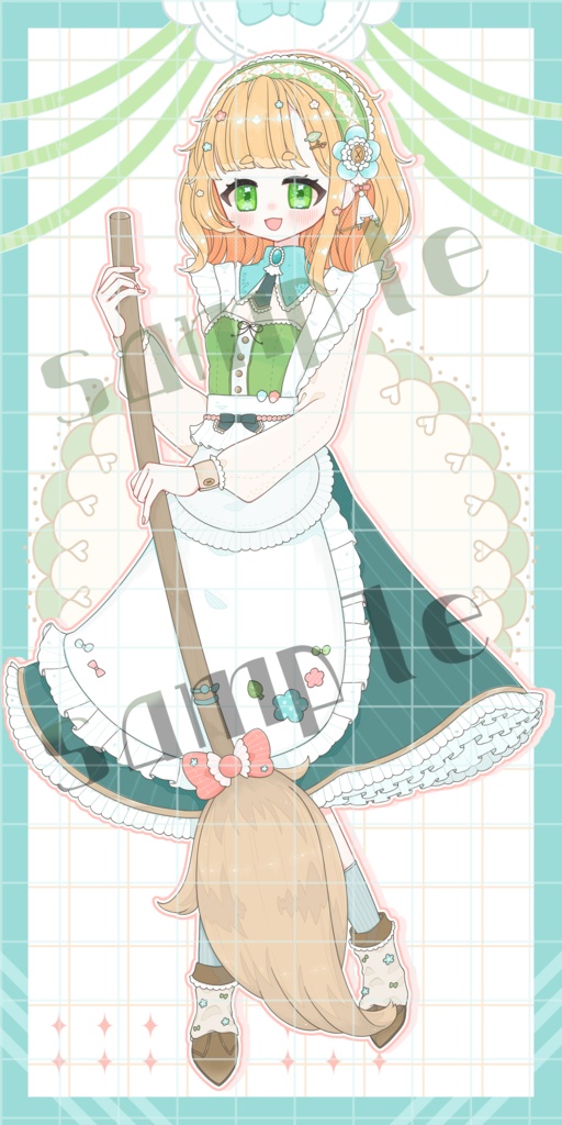 【立ち絵素材】メルヘンメイドちゃん