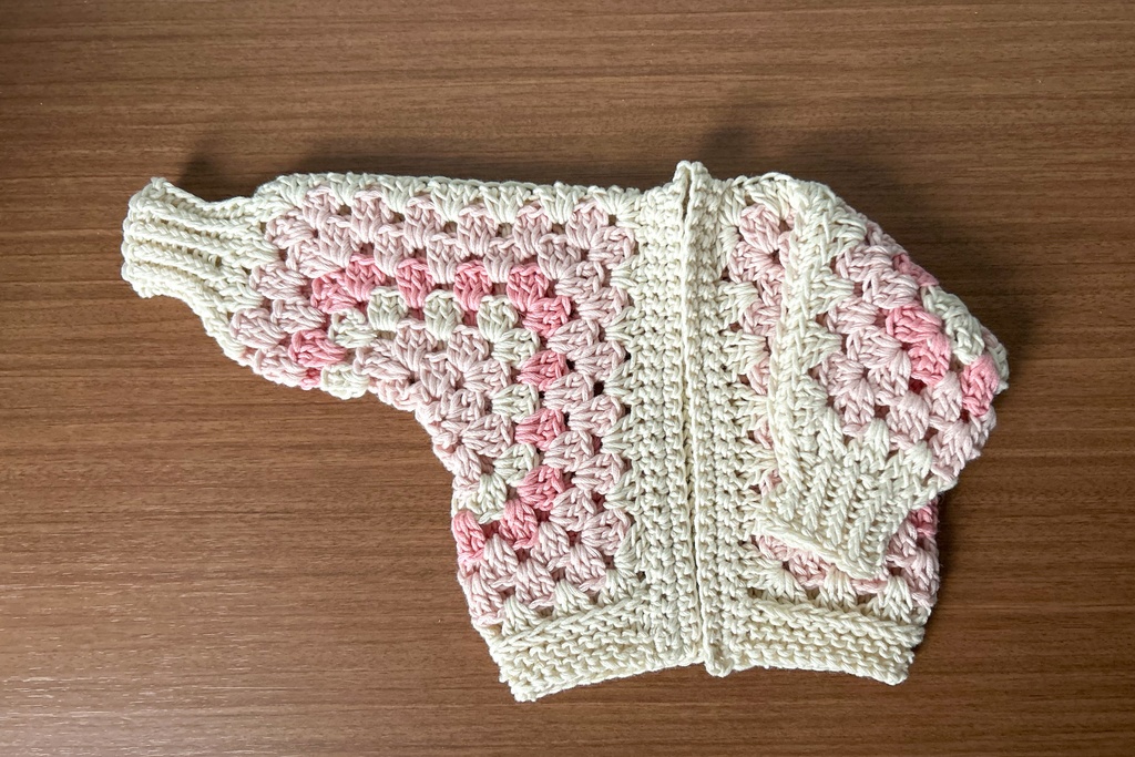 桜パフィカーディガン