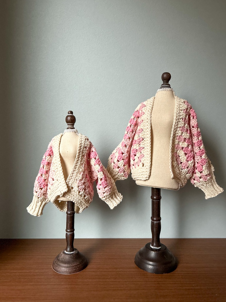 桜パフィカーディガン