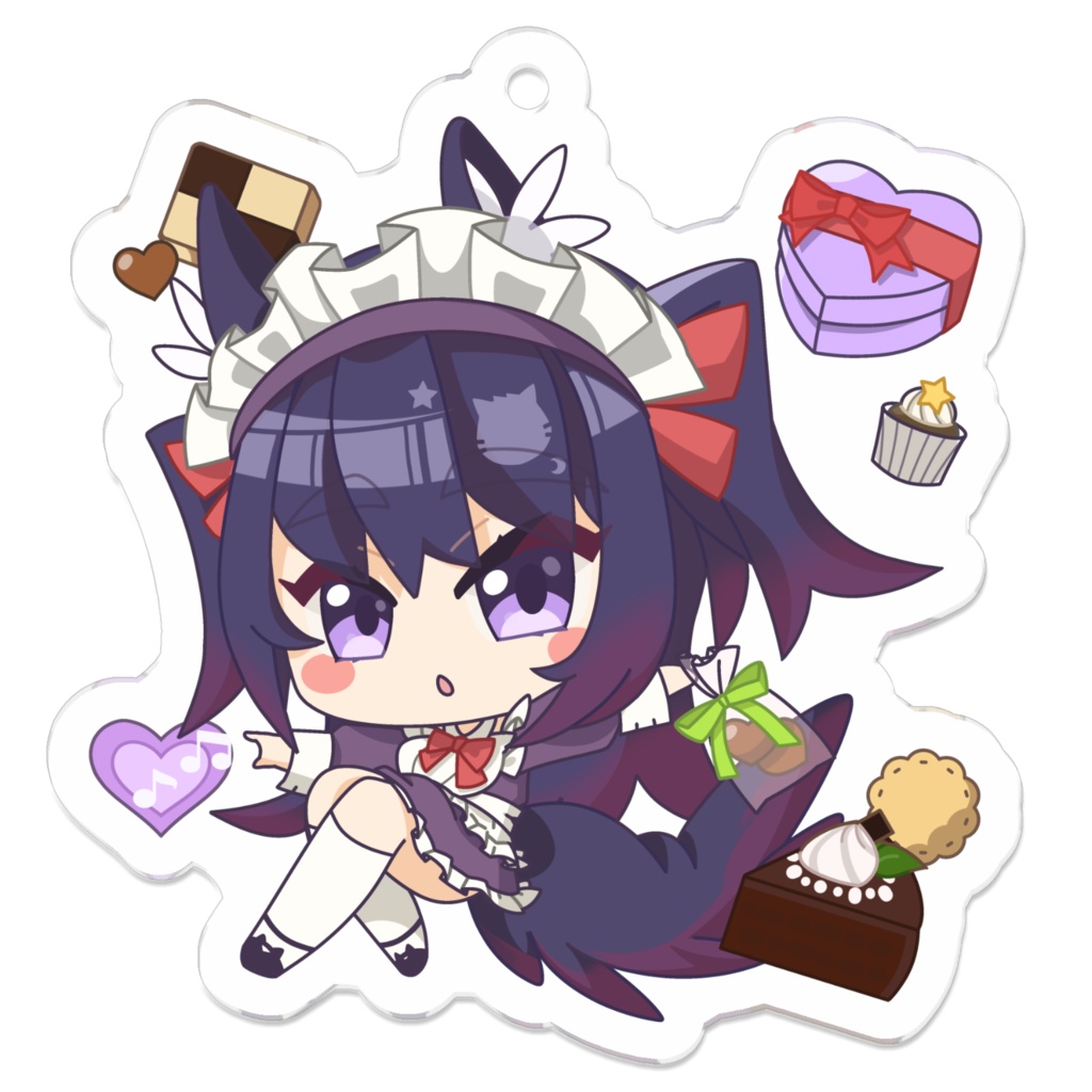 ◆アクリルキーホルダー(GuildCQ 久遠たま メイドVer その1)◆