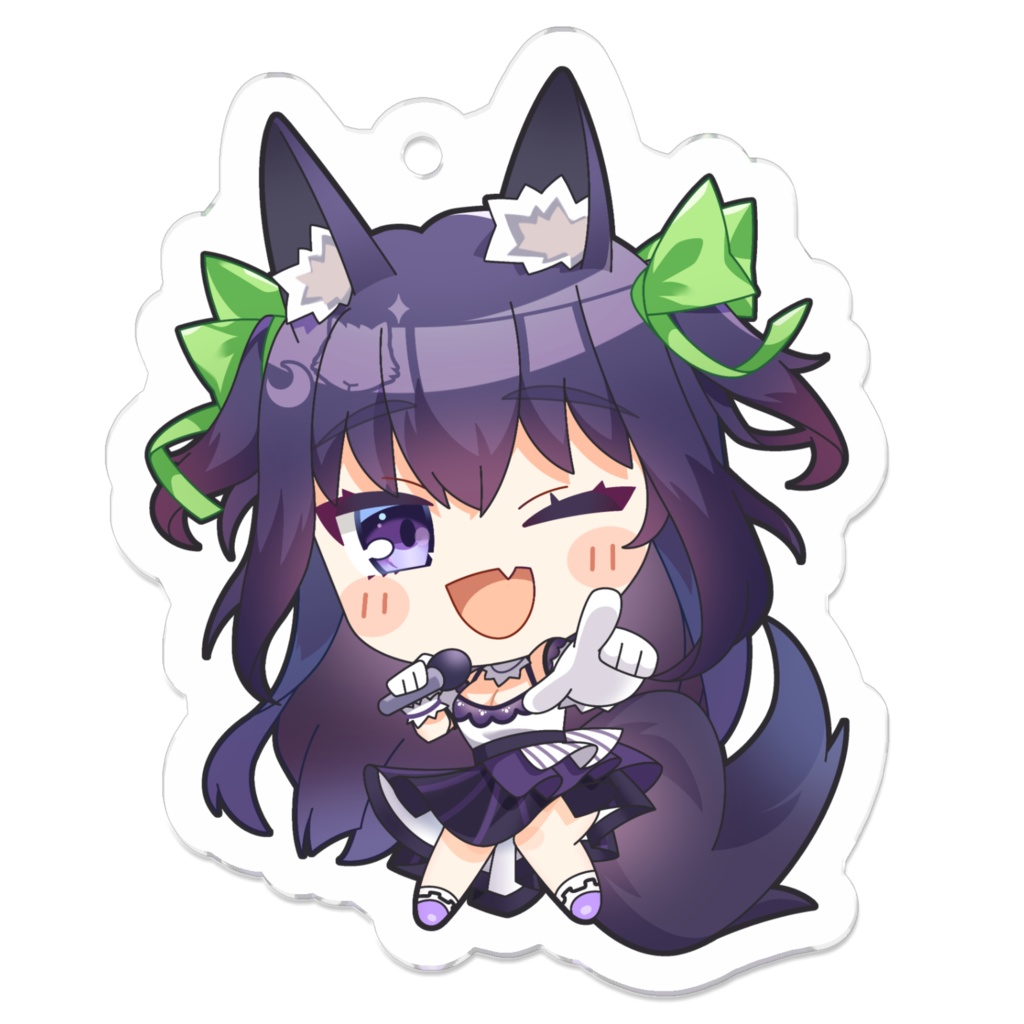 ◆アクリルキーホルダー（GuildCQ　久遠たま　アイドル衣装Ver　その２）