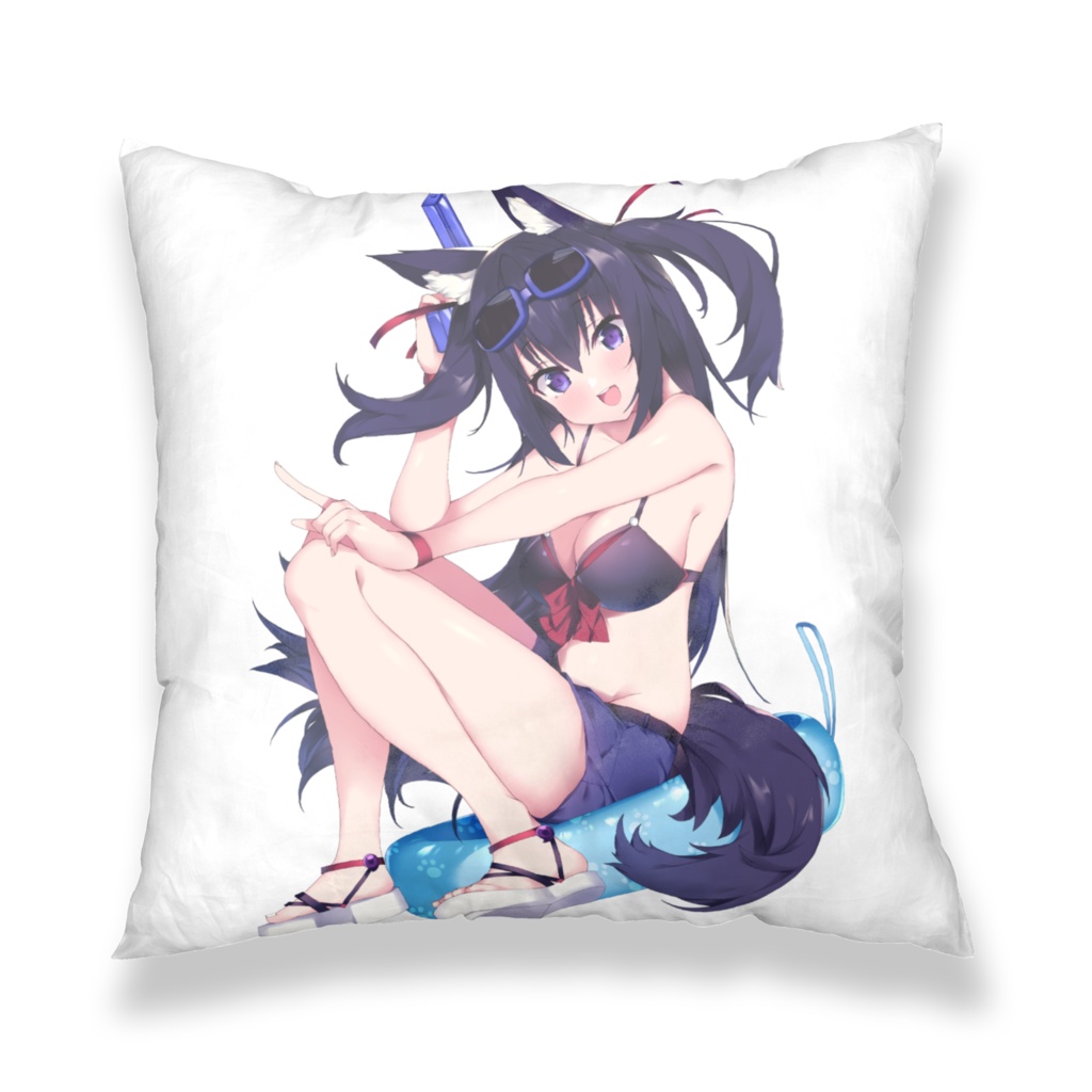 ◆ クッションカバー(GuildCQ 久遠たま 水着Ver その1)◆