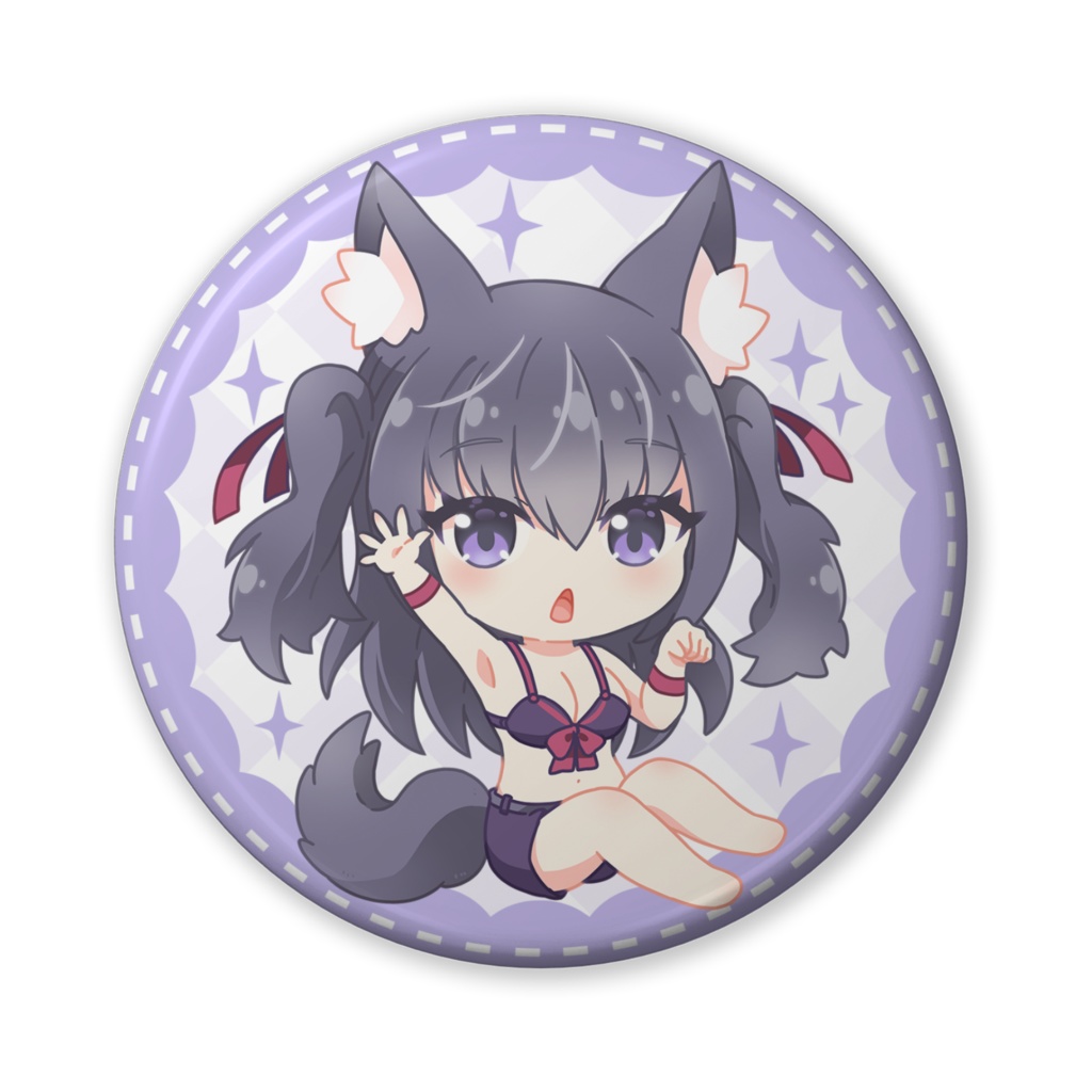 ◆缶バッジ（GuildCQ　久遠たま　水着Ver　その２）◆