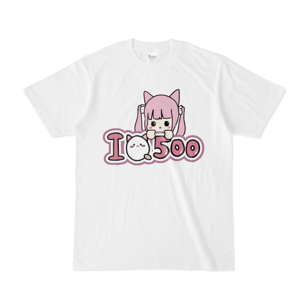 ◆【再販売】Tシャツ（GuildCQ 久遠たま　４周年記念グッズ　手書きイラストVer）◆