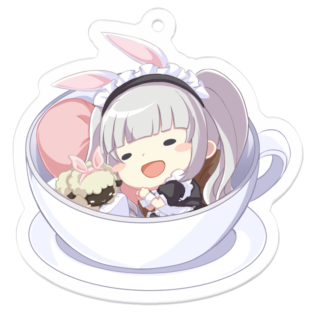 珈琲モカアクリルキーホルダー【珈琲カップ】