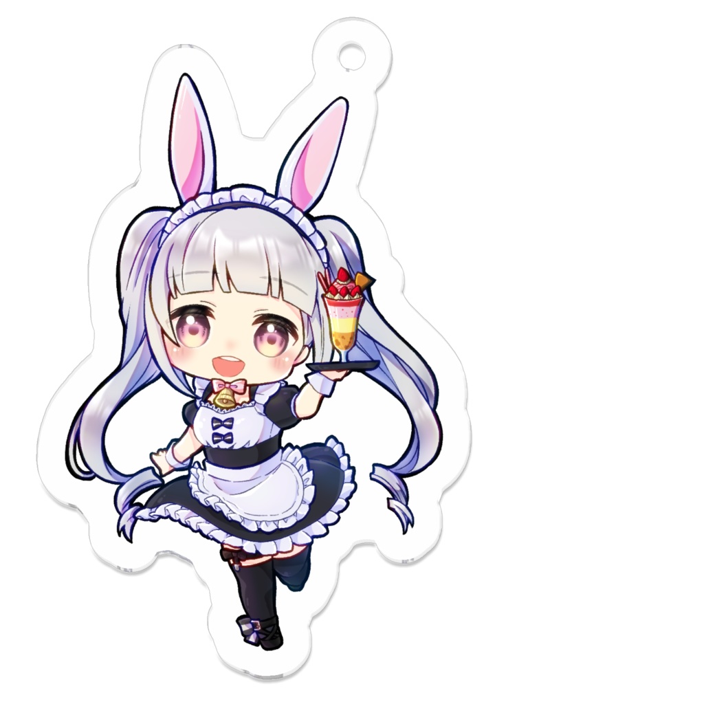 珈琲モカアクリルキーホルダー【パフェ】