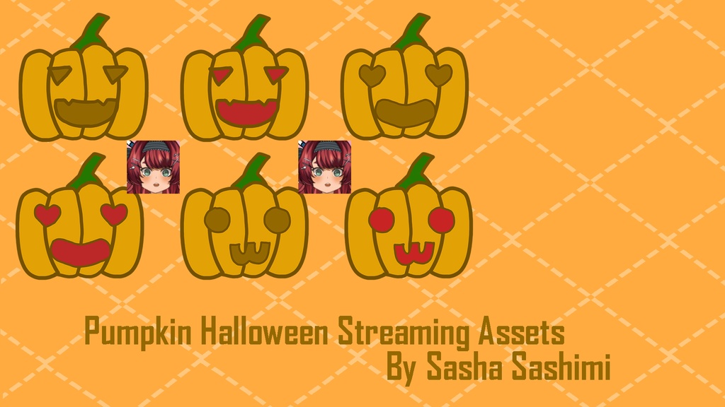 Pumpkin Halloween | Vtuber Assets