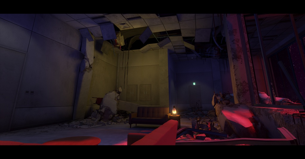 【VRChat向けワールド】Crimson Sanctuary -紅の安息地-