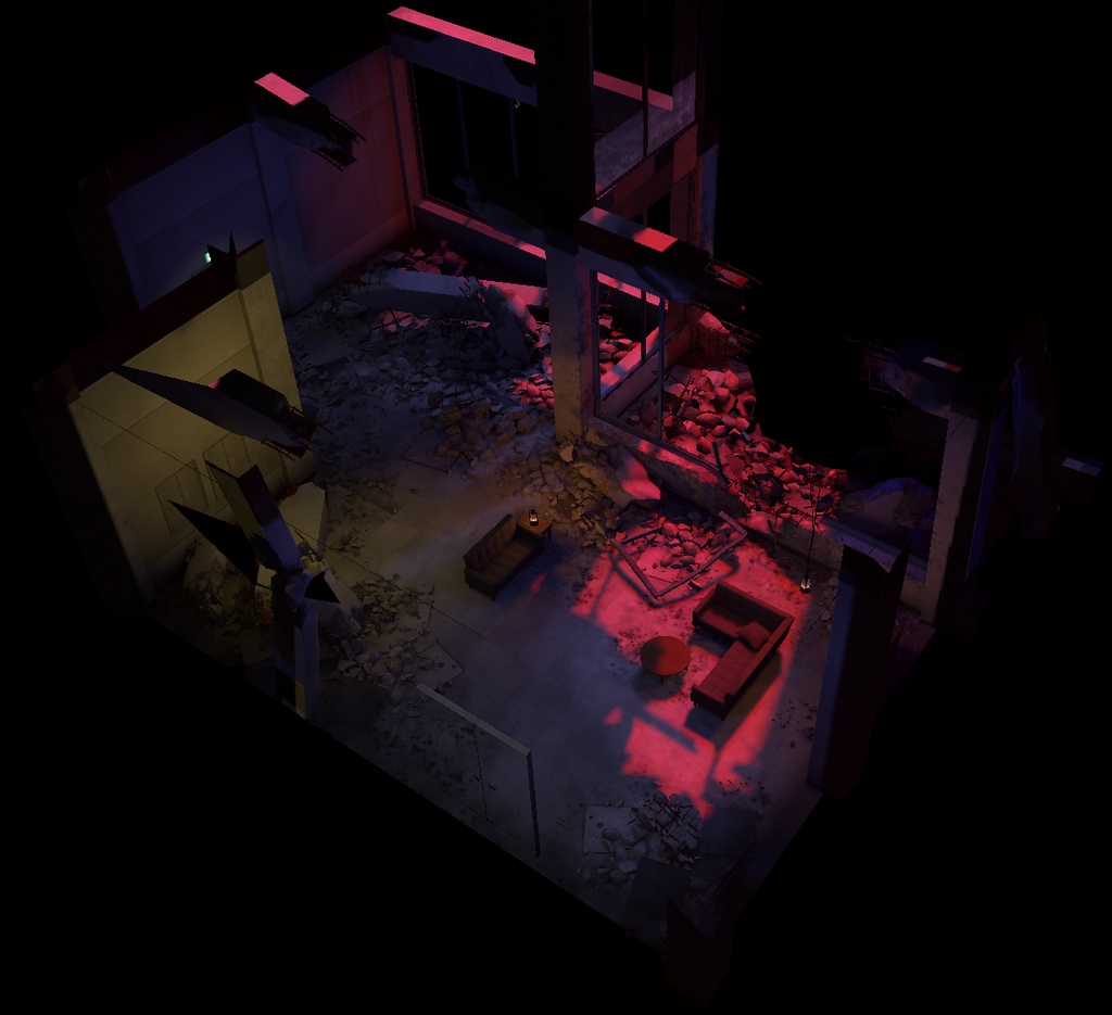 【VRChat向けワールド】Crimson Sanctuary -紅の安息地-