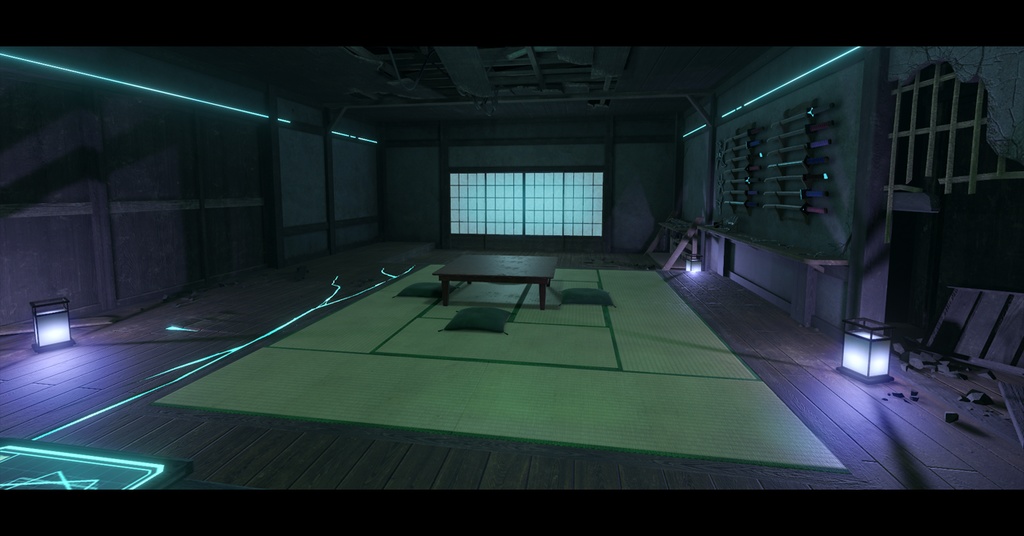 【VRChat向けワールド】Shadow Hermitage –影ノ間–