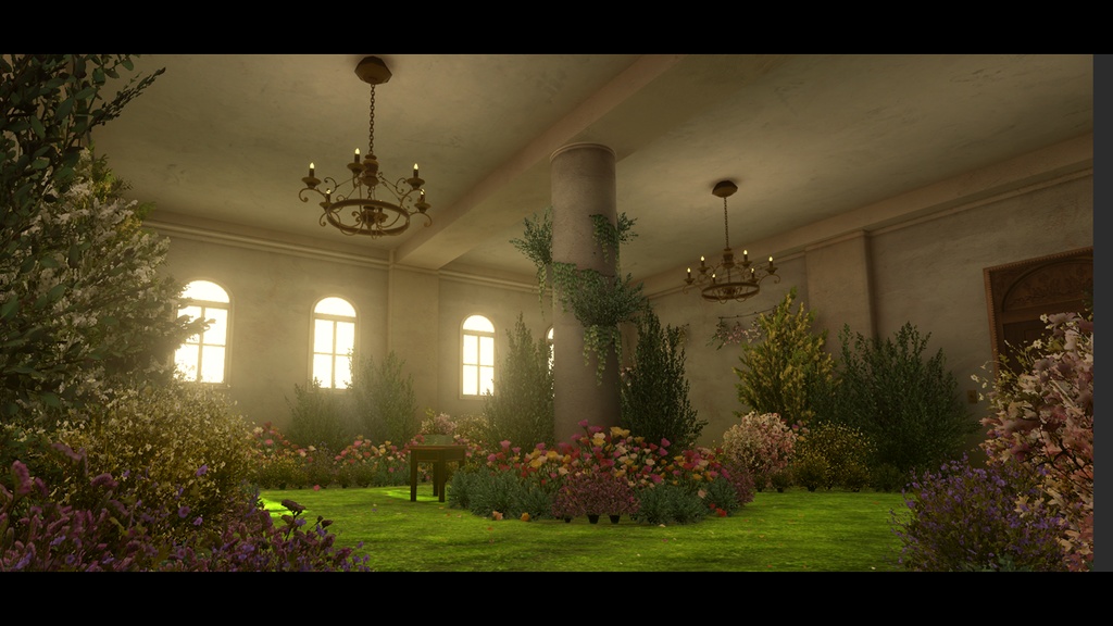 【VRChat向けワールド】Fleur Nostalgie -懐かしき花の記憶-