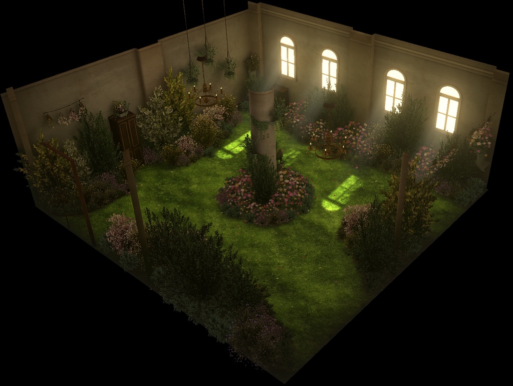 【VRChat向けワールド】Fleur Nostalgie -懐かしき花の記憶-