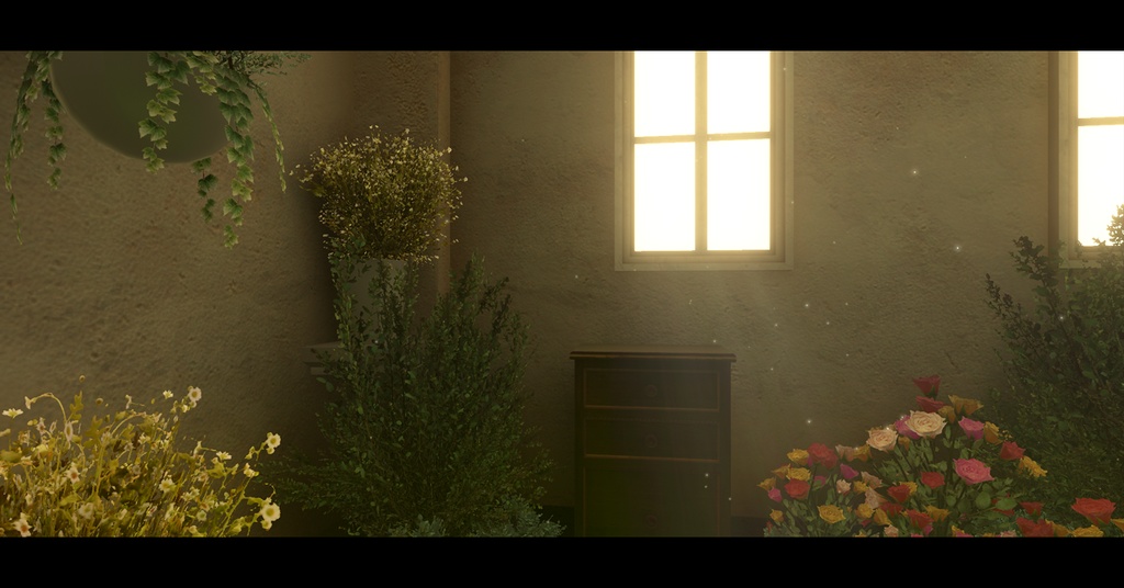 【VRChat向けワールド】Fleur Nostalgie -懐かしき花の記憶-