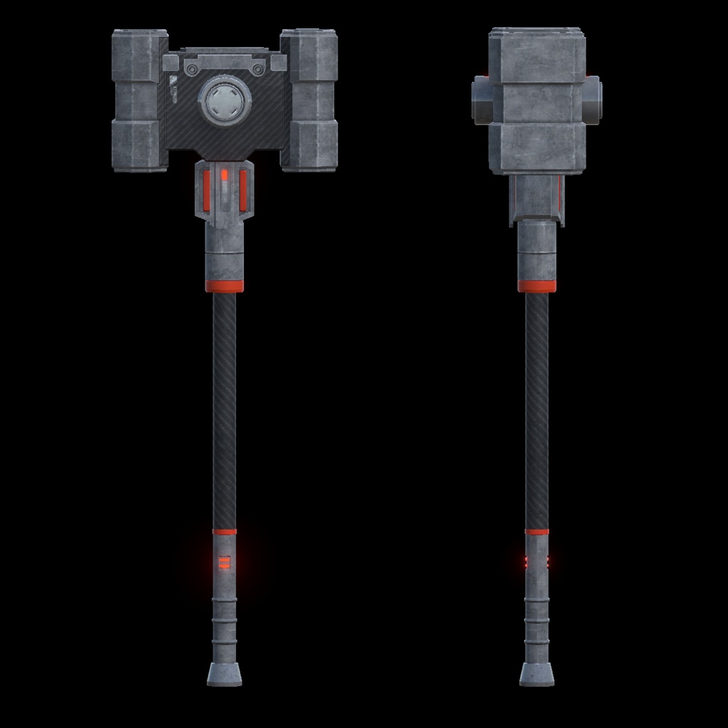 【オリジナル3Dモデル】戦術兵装・壊震 -KAISHIN-