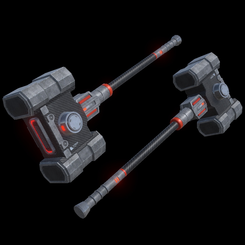 【オリジナル3Dモデル】戦術兵装・壊震 -KAISHIN-