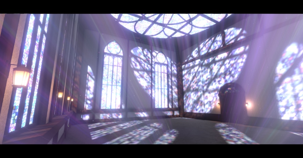 【VRCワールド】聖光ノ祈玻璃-Luminis Oratio-