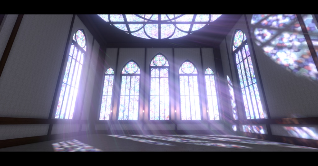 【VRCワールド】聖光ノ祈玻璃-Luminis Oratio-