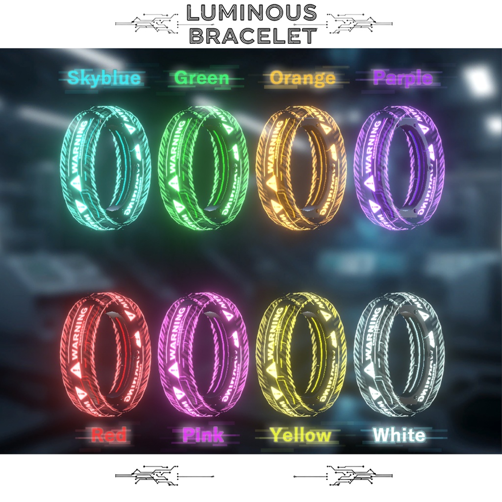 【オリジナル3Dモデル】ルミナスブレスレット-零式-