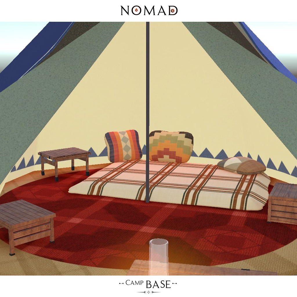 【オリジナル3Dモデル】Nomad Camp Base