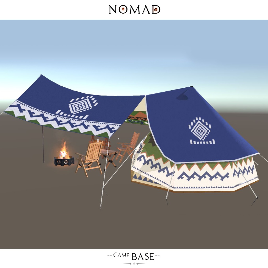 【オリジナル3Dモデル】Nomad Camp Base