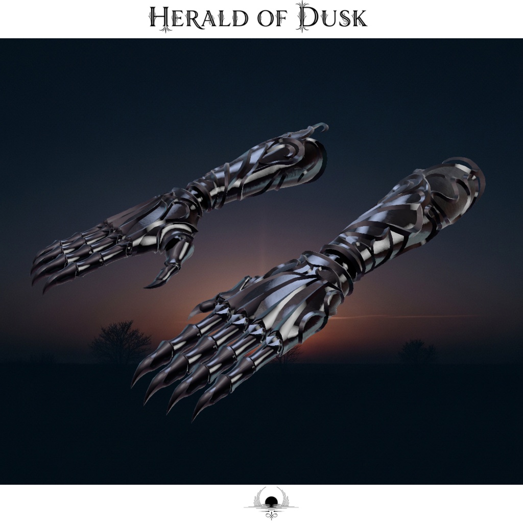 【オリジナル3Dモデル】Herald of Dusk