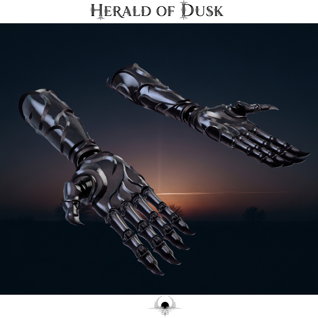 【オリジナル3Dモデル】Herald of Dusk