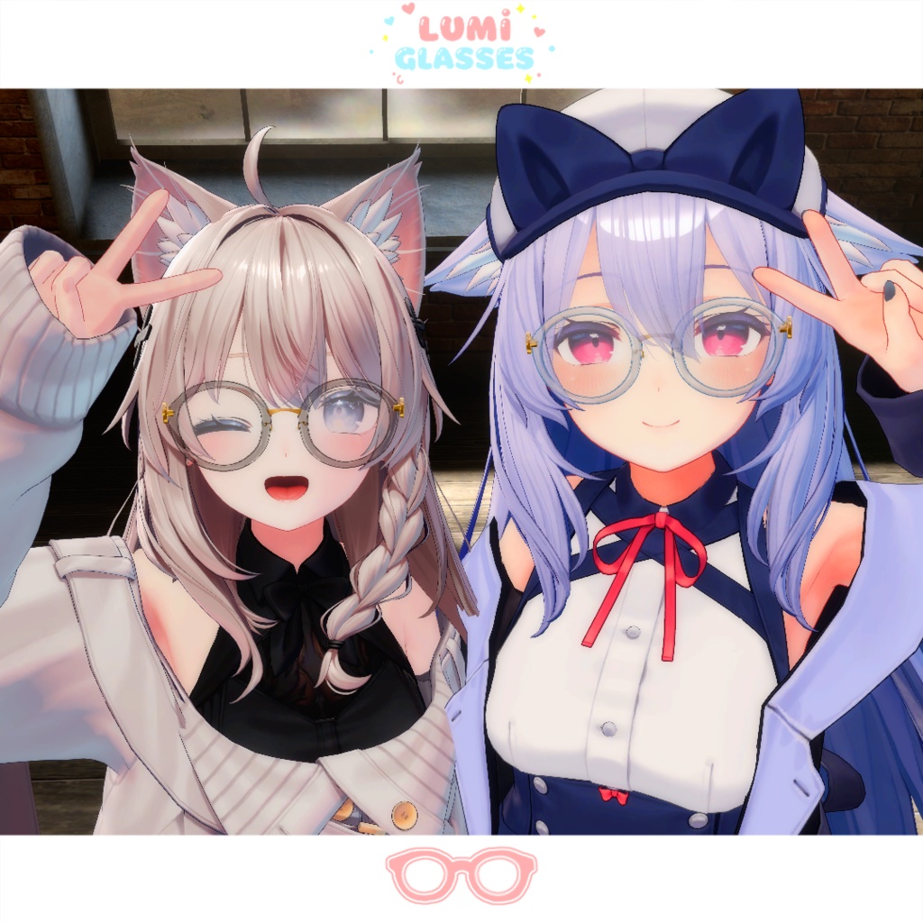 【オリジナル3Dモデル】Lumi GlASSES