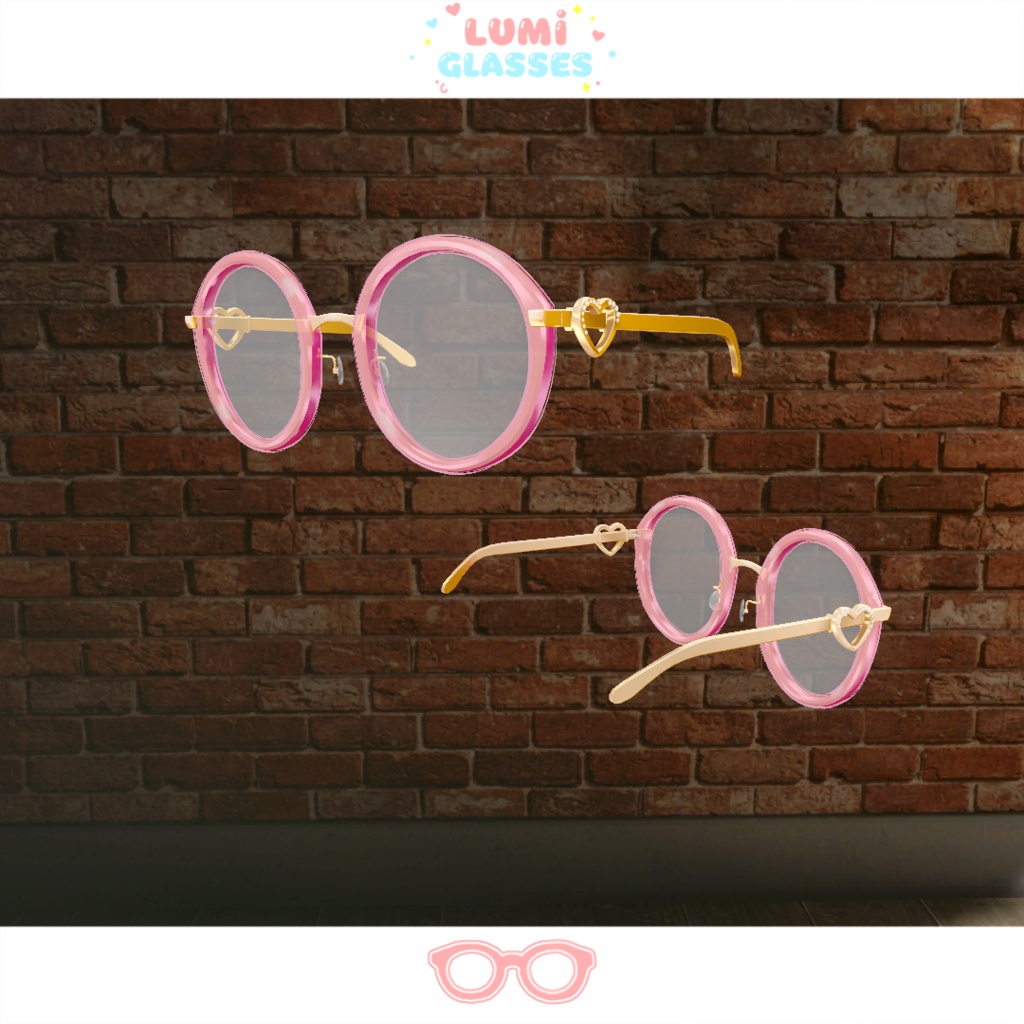 【オリジナル3Dモデル】Lumi GlASSES