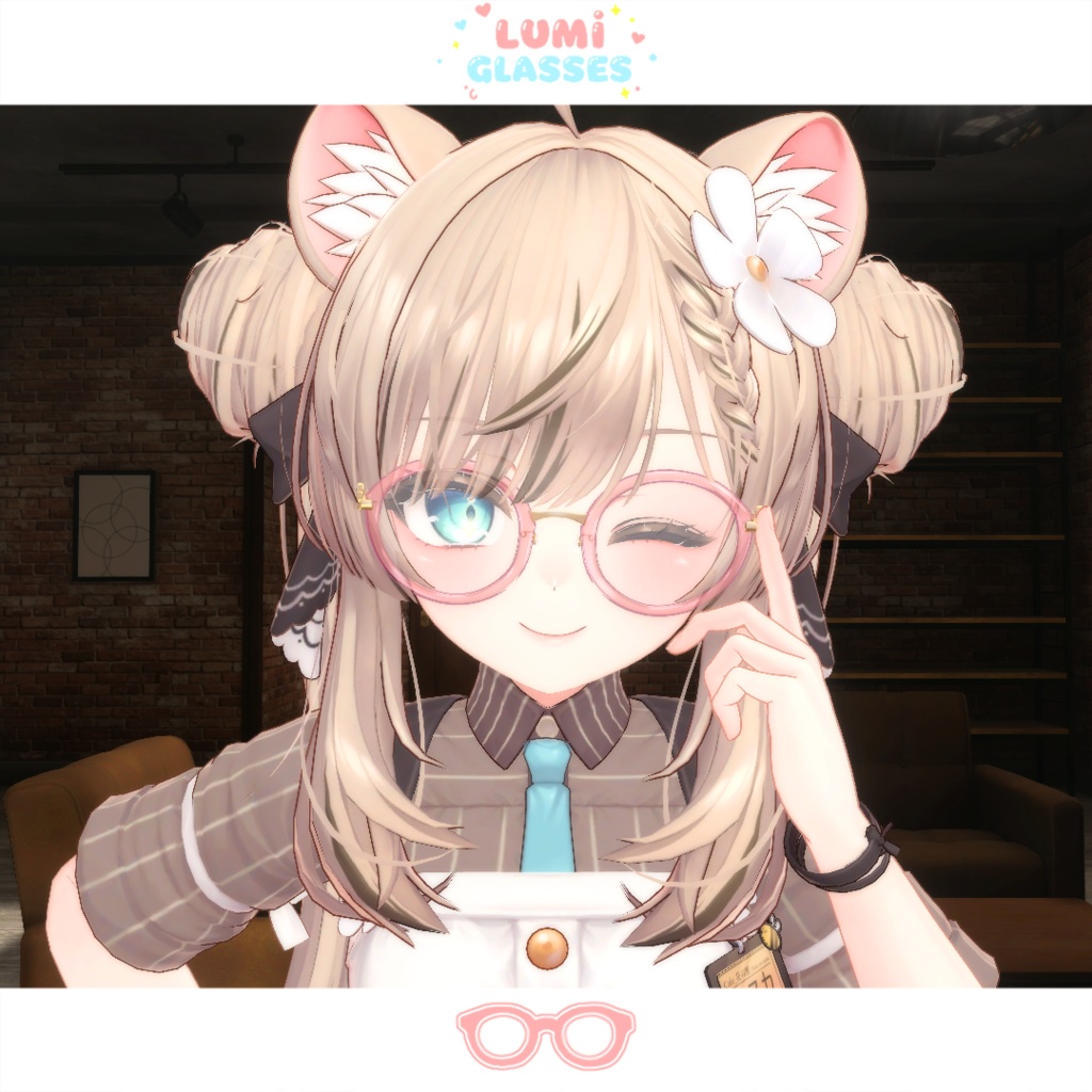【オリジナル3Dモデル】Lumi GlASSES