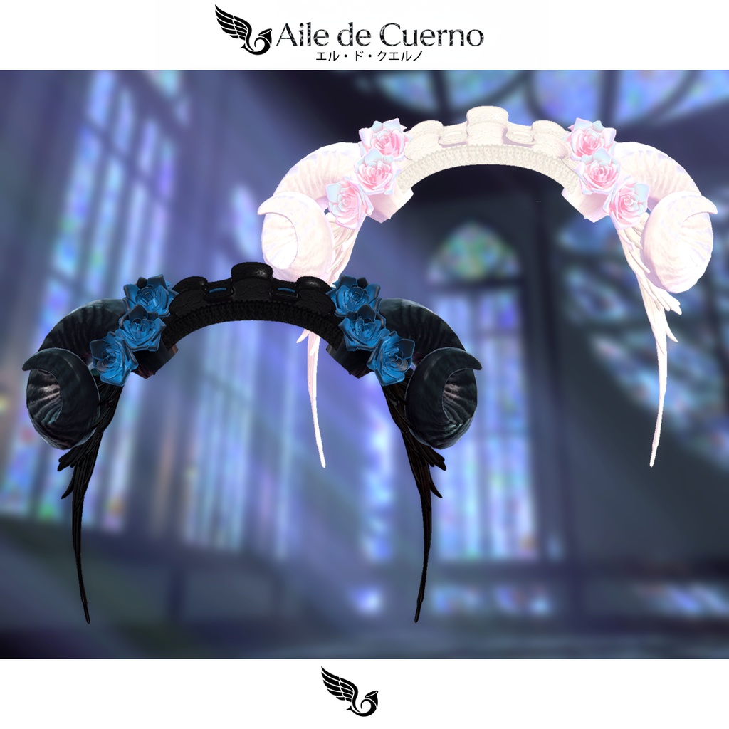【翼角ヘッドドレス】Aile de Cuerno