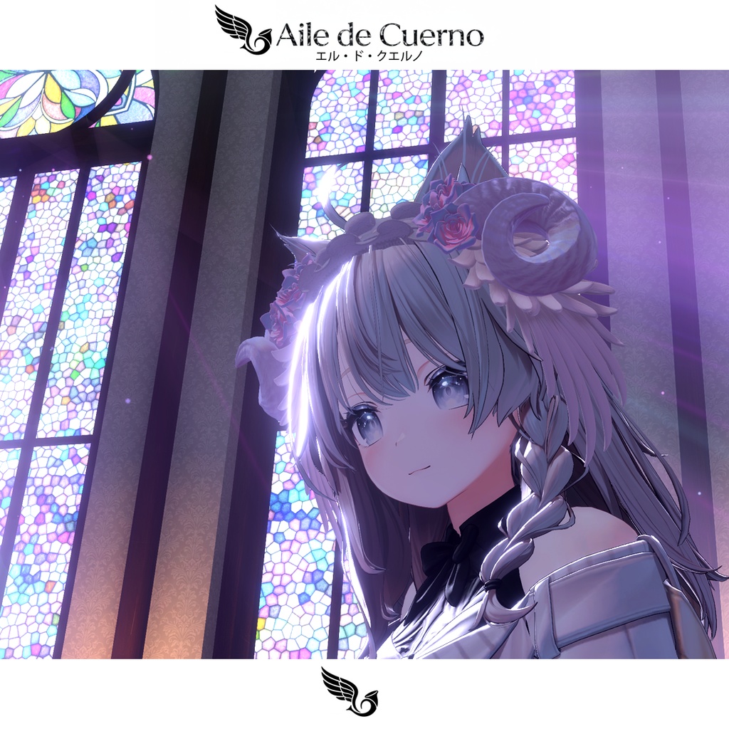 【翼角ヘッドドレス】Aile de Cuerno