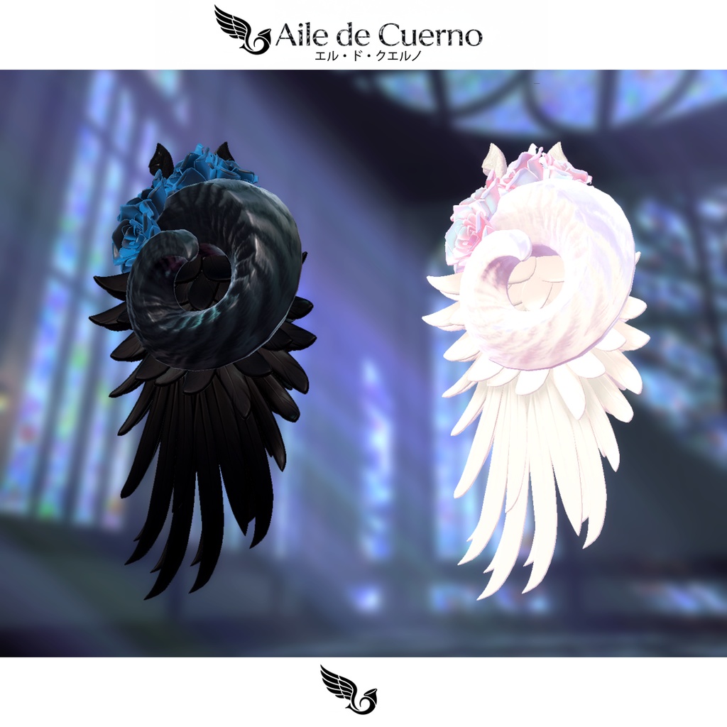 【翼角ヘッドドレス】Aile de Cuerno