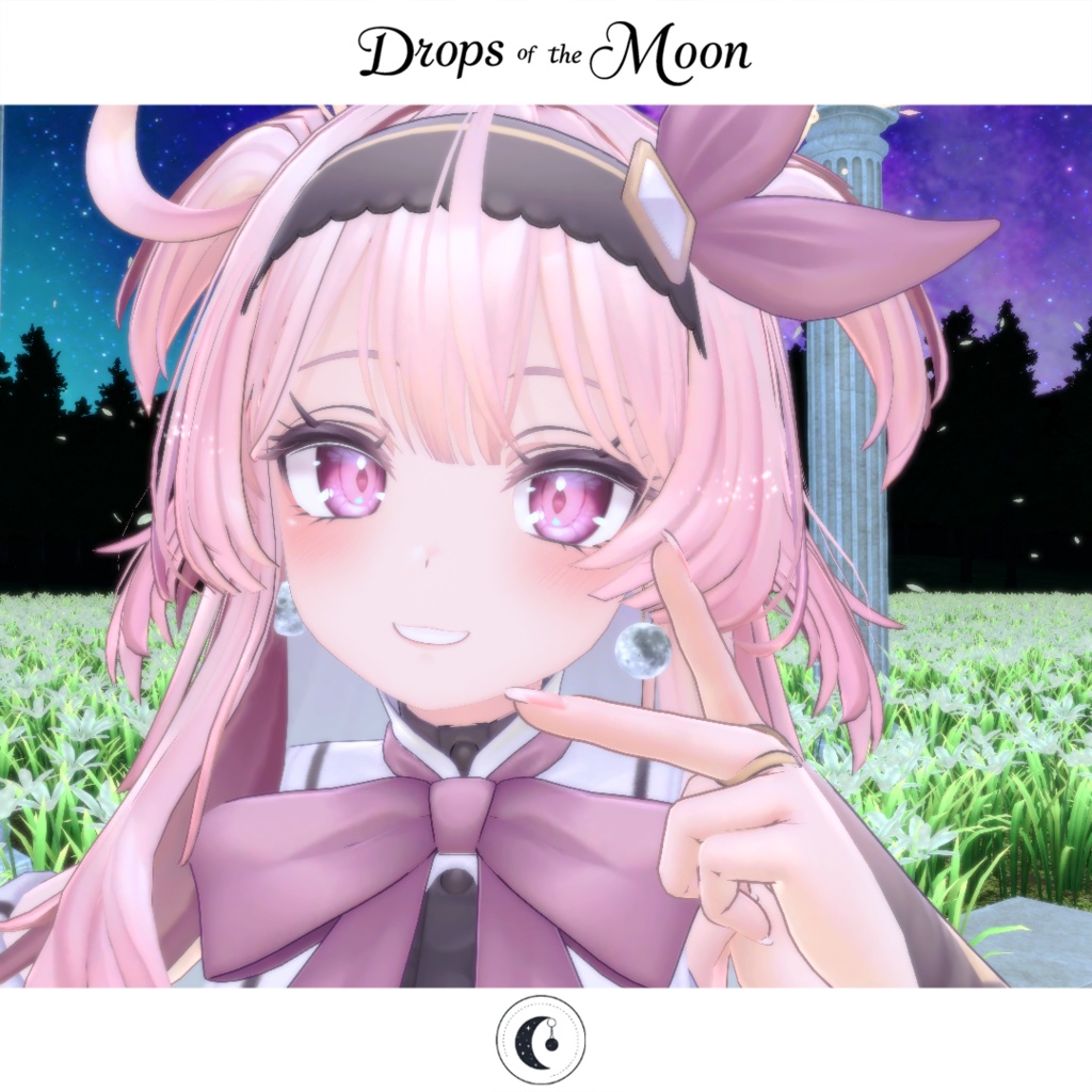 【オリジナル3Dモデル】Drops of the Moon