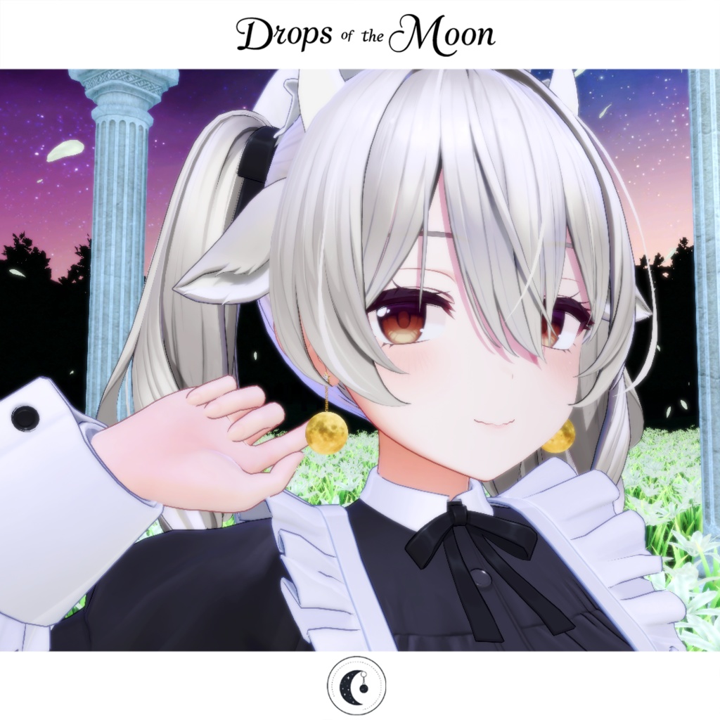 【オリジナル3Dモデル】Drops of the Moon