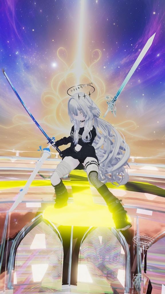 【抜刀ギミック搭載・MA対応】静謐の蒼瑪刀-Serenity's Blue Agate Blade-