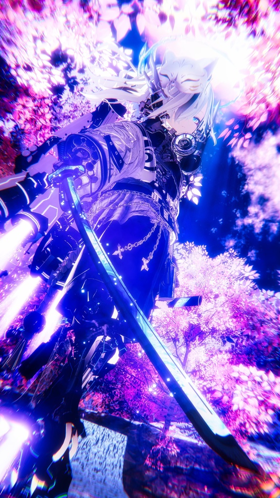 【抜刀ギミック搭載・MA対応】静謐の蒼瑪刀-Serenity's Blue Agate Blade-