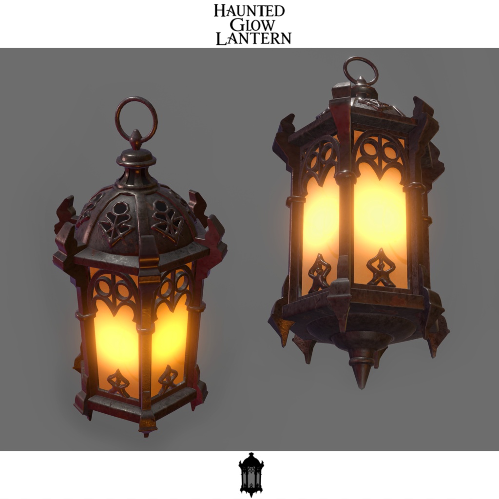 【オリジナル3Dモデル】HAUNTED GLOW LANTERN