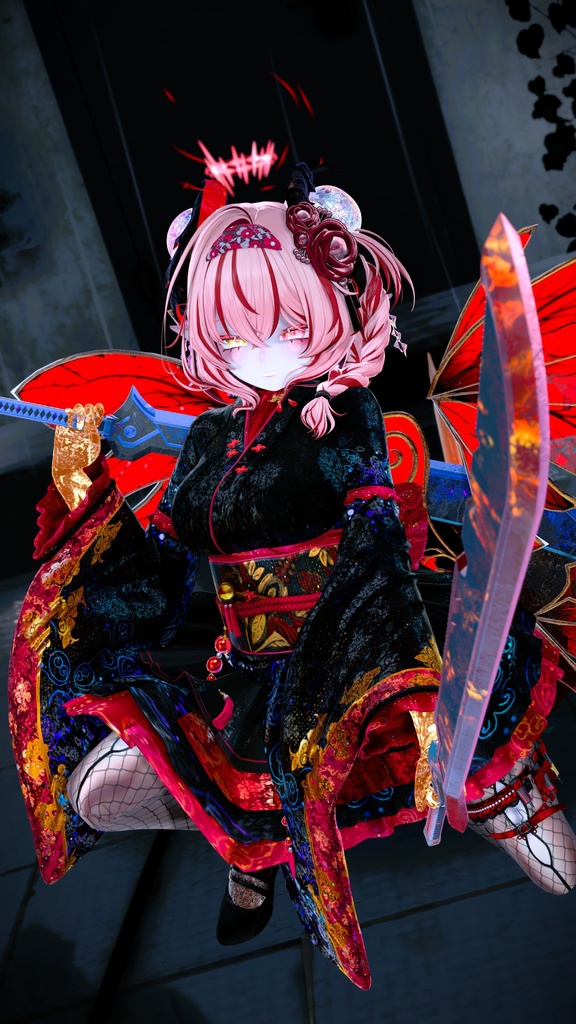 【オリジナル3D衣装】幽艶ノ雅【MA対応】