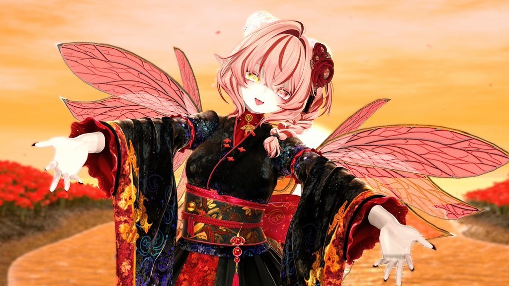 【オリジナル3D衣装】幽艶ノ雅【MA対応】