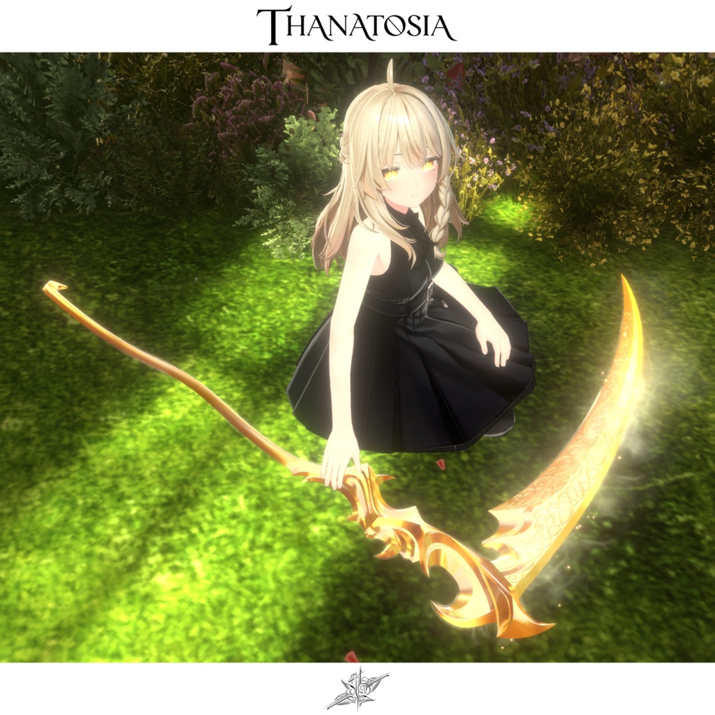 期間限定セール開催中【オリジナル3D大鎌モデル】-Thanatosia-【MA対応・抜刀ギミック搭載】